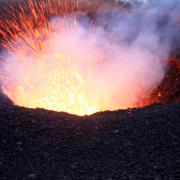 Извержение вулкана Плоский Толбачик 2013.