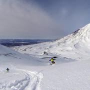 Сноуборд на Камчатке.