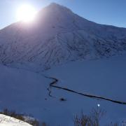 Сноуборд на Камчатке.